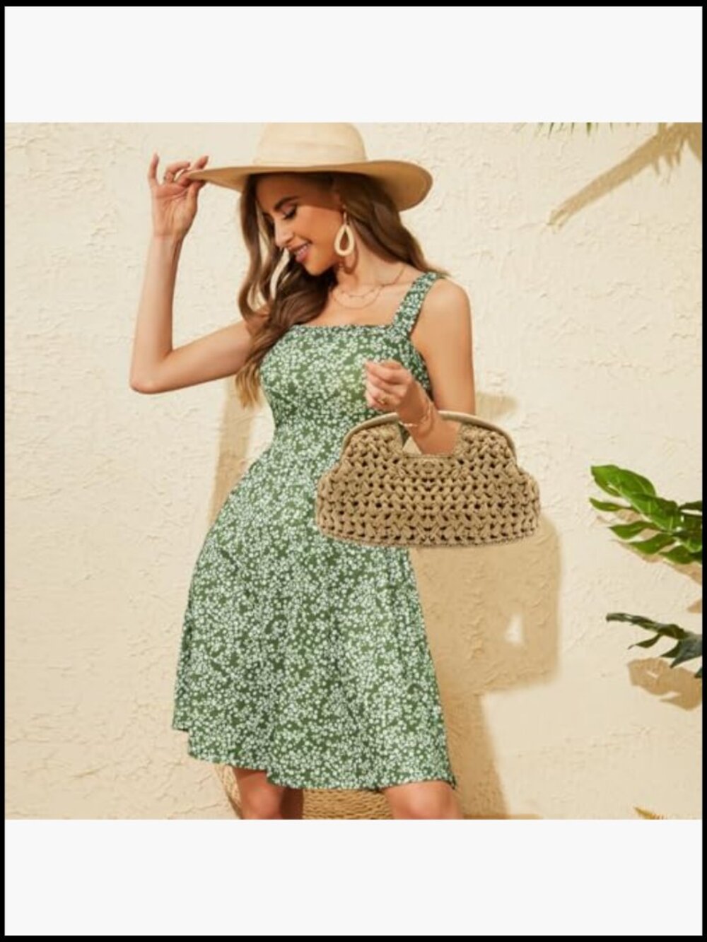 Woven Straw Clutch Purse Summer Beach Dumpling Handbag Crossbody Shoulder Bag - Picture 3 of 7